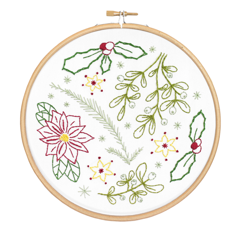 Winter Walk Embroidery Kit