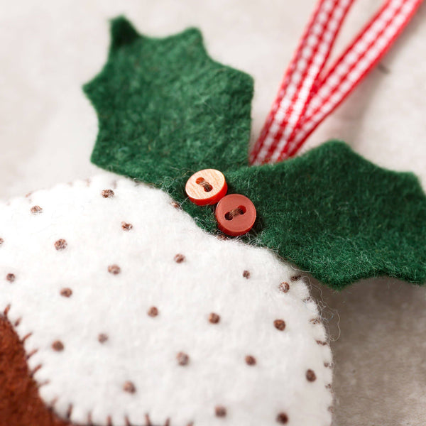 Christmas Pudding Felt Craft Mini Kit