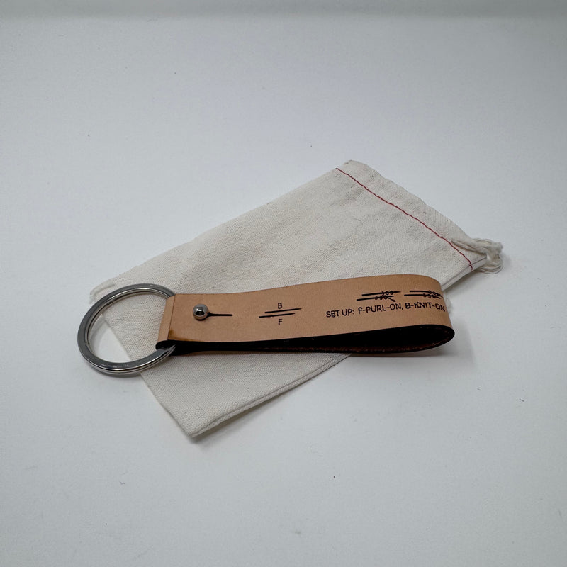 Crossover Industries Leather Key Fobs - Grafting or Brioche Prompts