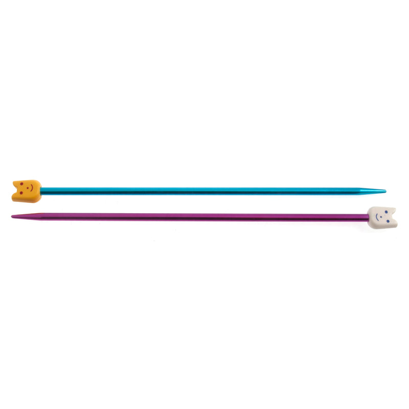 Pony 4mm Kids Needles: Coloured Aluminium