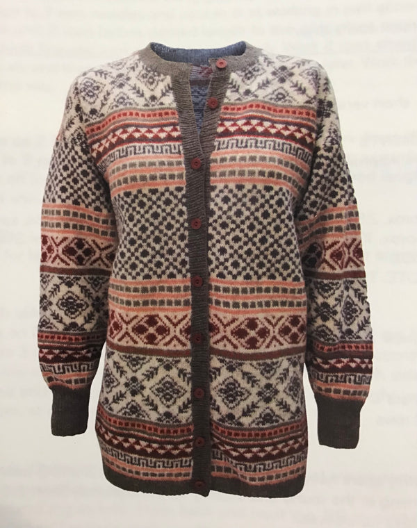 “Fair Isle Cardigan Pattern” by Karen-Maria Grau for Isager